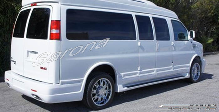 Custom Chevy Express Van  Short Wheel Base Side Skirts (2003 - 2024) - $2290.00 (Part #CH-031-SS)